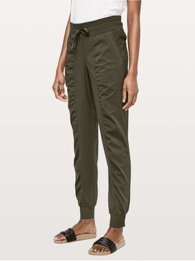 Lululemon Dance Studio Jogger - Dark Olive Green Sz 4